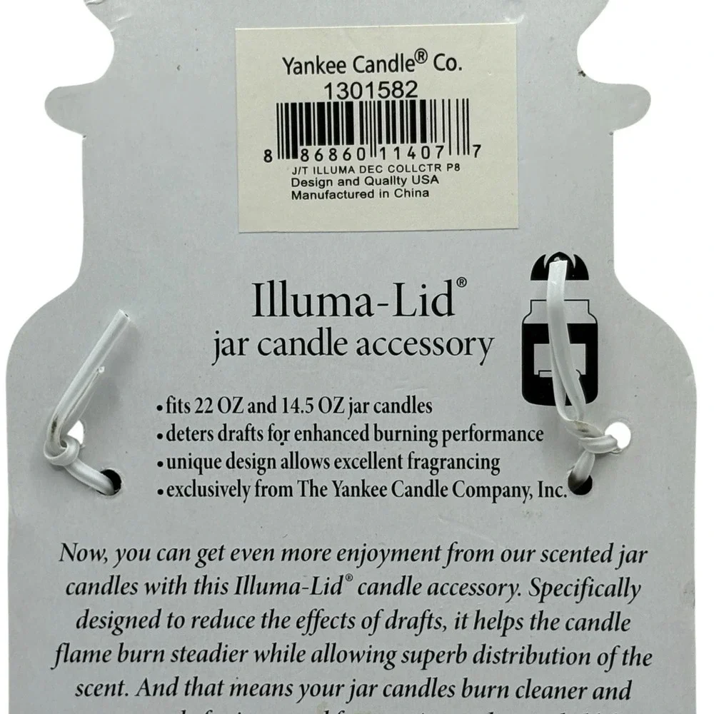 Yankee Candle Christmas Illuma-Lid Jar Candle Topper Santa Trees NOS Bronze Tone